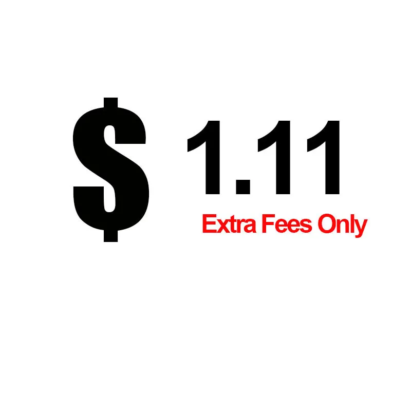 

Supplementary Order Fees for Order of Customized Glasses and Prescription lenses