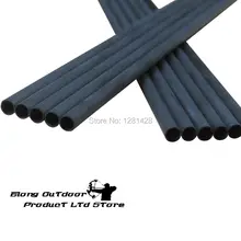 Free shipping wholesale 12 pcs 30″ spine 400pure carbon shaft arrow tube DIY hunting bow, hunting &shooting