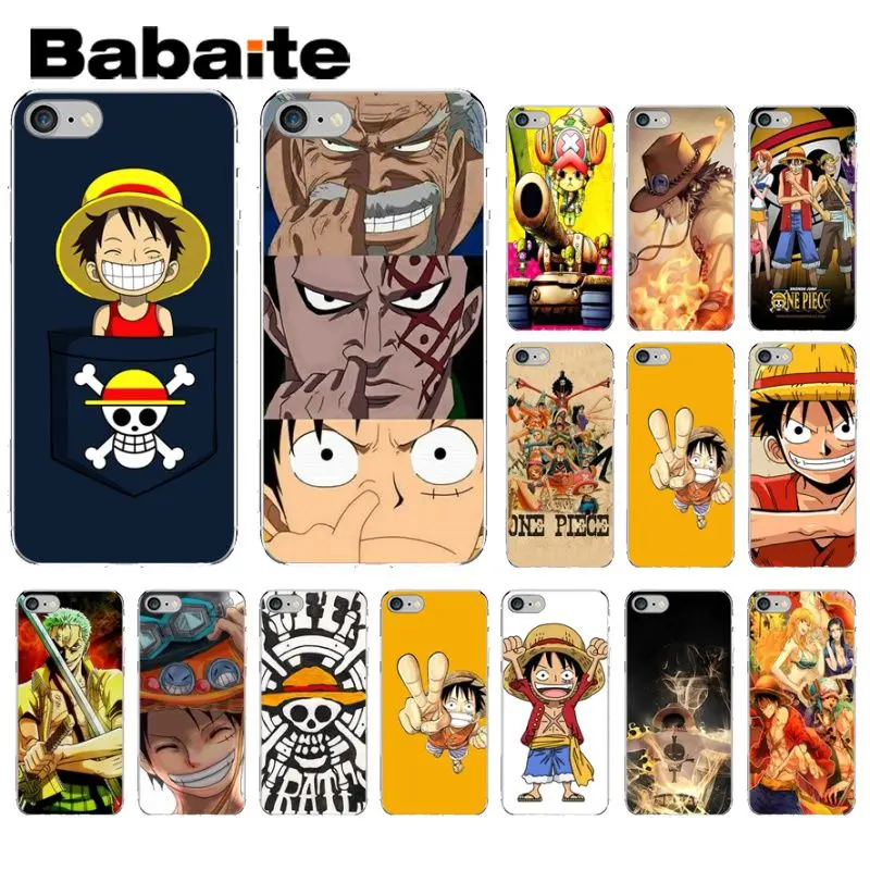 

Babaite One Piece Luffy TPU Transparent Phone Case Cover Shell for Apple iPhone 8 7 6 6S Plus X XS MAX 5 5S SE XR Mobile Cover