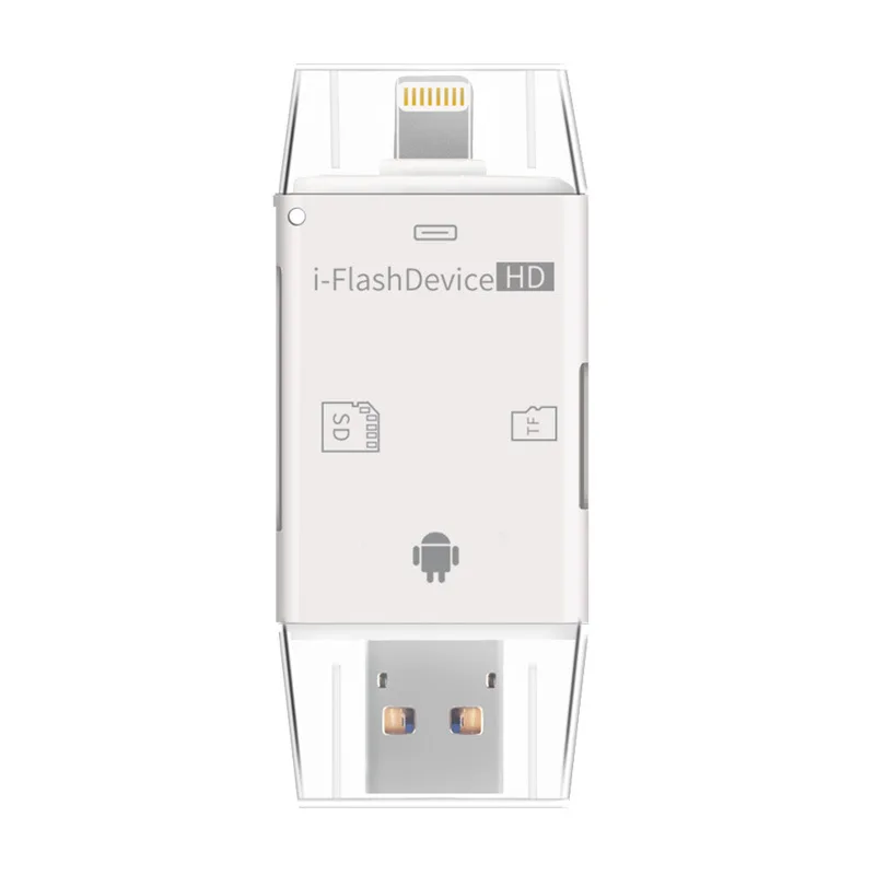 Reilim 3in 1 SD кард-ридер для iphone ipad iFlash OTG адаптер Micro USB кард-ридер конвертер для iphone/ipad/ipod Android