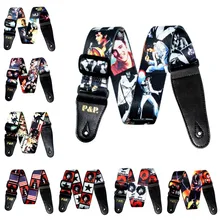 Печатный ремень для передачи ГИТАРЫ Rock You Guitarist Band Series ремень для электрогитары/электрический бас-ремень/Аксессуары для бас-гитары