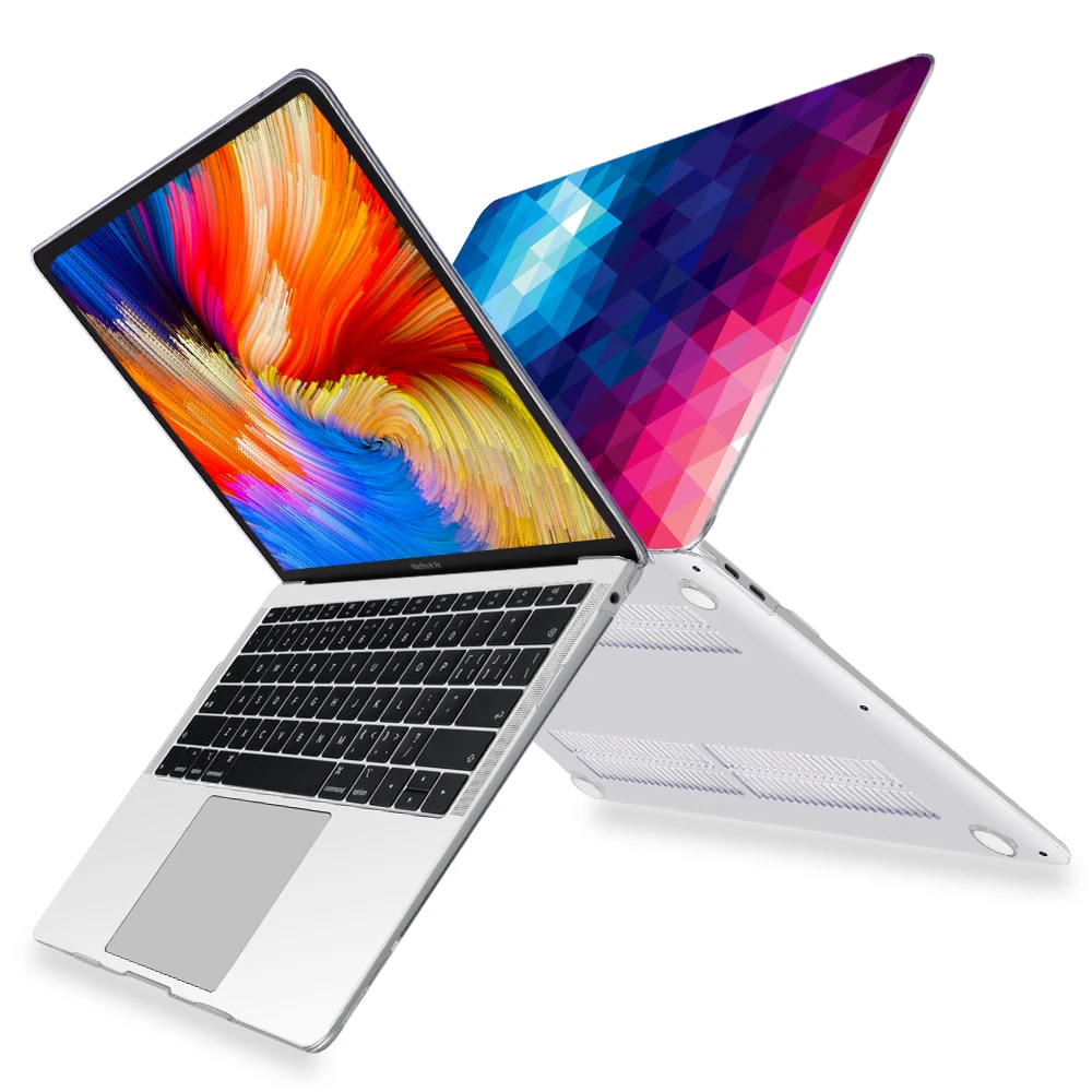 Redlai геометрический жесткий чехол для нового Macbook Air 13 A1932 с сенсорным ID Pro 13 15 16 дюймов retina A1502 Сенсорная панель A2159 A2141 A1990