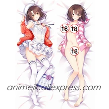Аниме JK Saenai Heroine No Sodate-kata Katou Megumi Dakimakura наволочка для тела Сексуальная Милая обнимающая наволочка