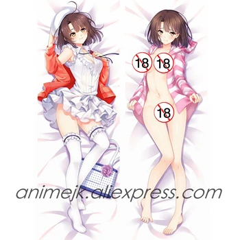

Anime JK Saenai Heroine No Sodate-kata Katou Megumi Dakimakura Body Pillowcase Sexy Cute Hug Pillow Cover Case