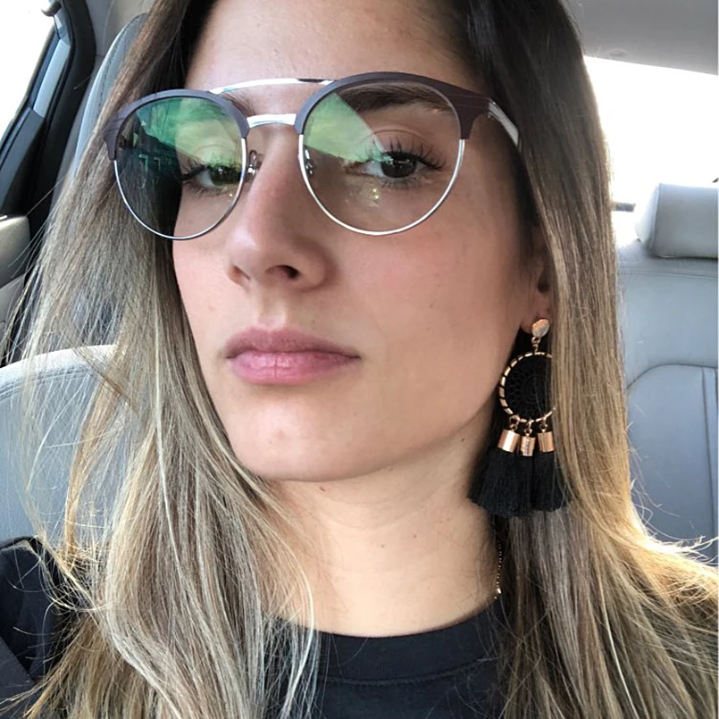 MANILAI 7 Colors Nets Weaving Bohemia Tassels Earrings For Women Beach Jewelry Long Dangle Drop Earrings Statement Brincos 2018