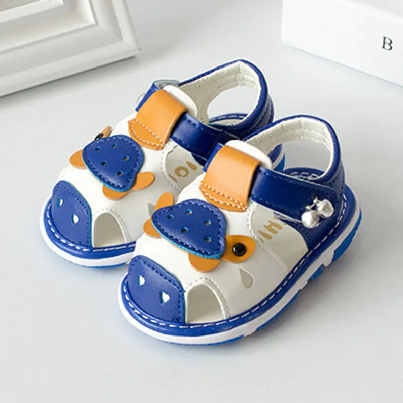 Tortoise Kids Sandals For Boy Girls Summer Shoes+Bells Baby Toddler ...