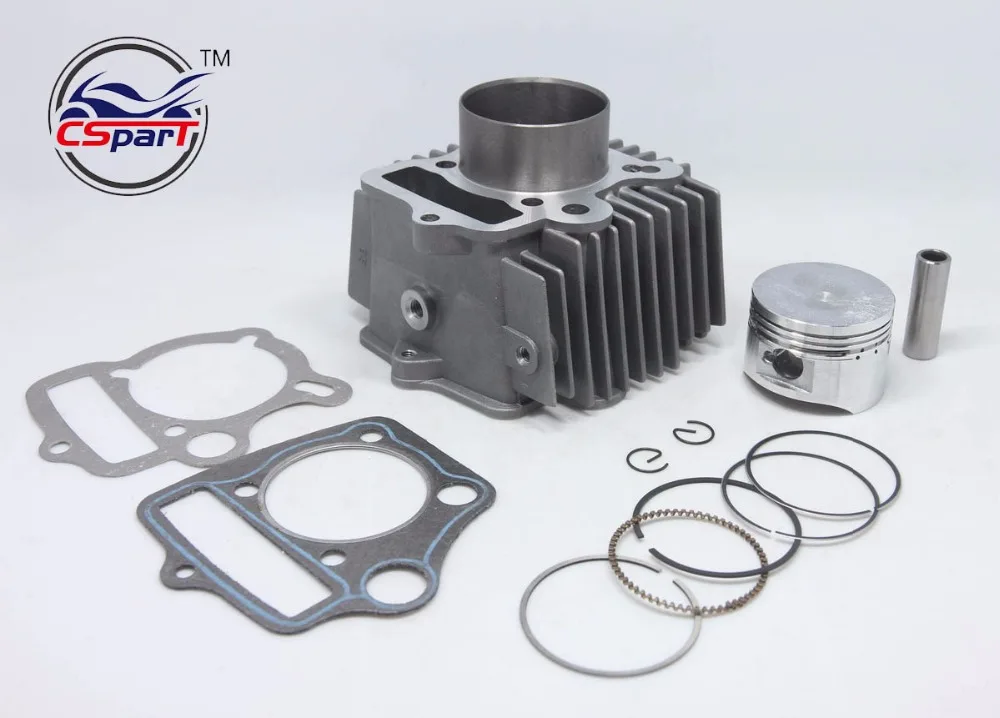 110cc Cylinder /& Gaskets 52.4mm Piston Pin Ring Kit for ATV Go Kart Dirt Bike E3