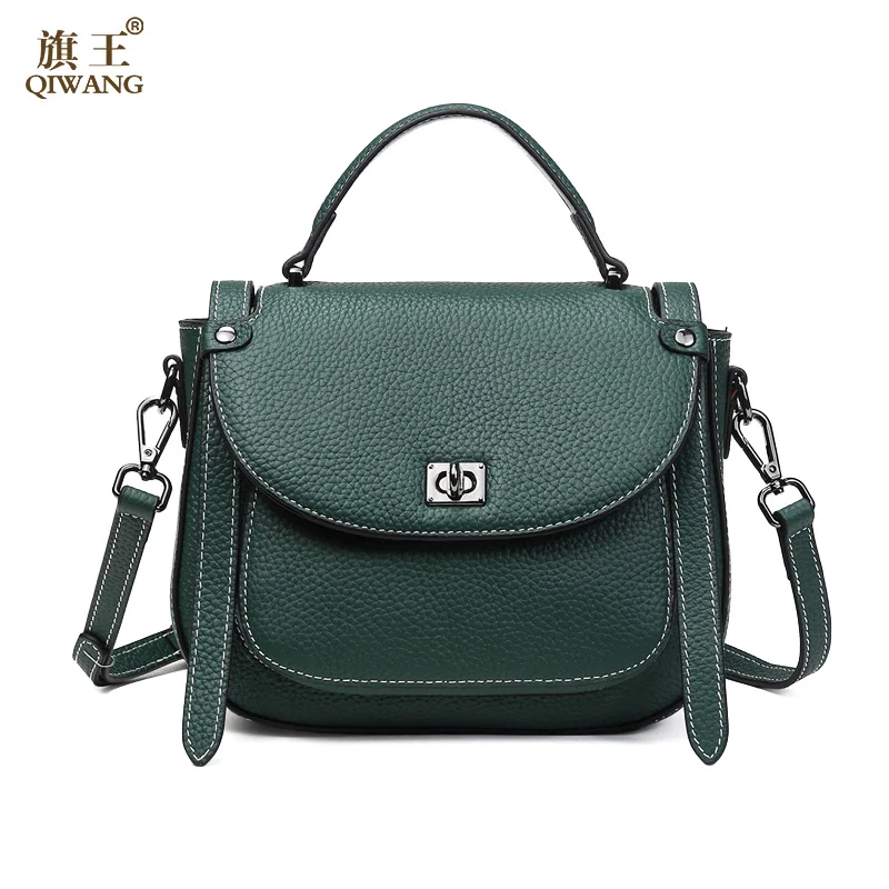 Qiwang Women Real Leather Small Square Bag New Design Female Leisure Shoulder Bags High Quality Lady Tote Handbag Sac Qiwang Women Real Leather Small Square Bag New Design Female Leisure Shoulder Bags High Quality Lady Tote Handbag Sac