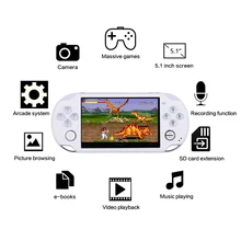 Обновленный ТВ ручной видео Gamera консоль 5 дюймов Камера плеер 8 Гб PXP MP3 MP4 MP5 FM классические GBANES игры