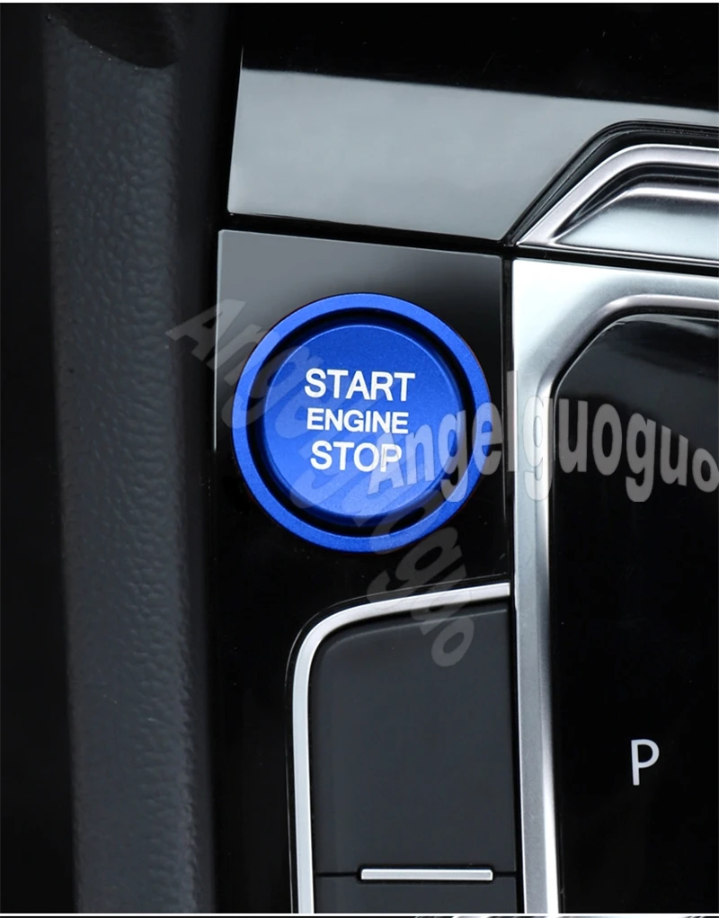 START Engine Button Replace Cover STOP Key Accessories Switch Decoration Universal For Volkswagen Golf 7 Tiguan CC Passat - Название цвета: blue