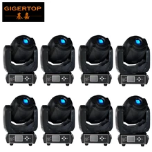 TIPTOP 8 шт./лот ЖК-дисплей Дисплей Dmx512 СИД Moving головной свет 90 Вт белый лампа Тянь Шань Авто/режим звука крюком