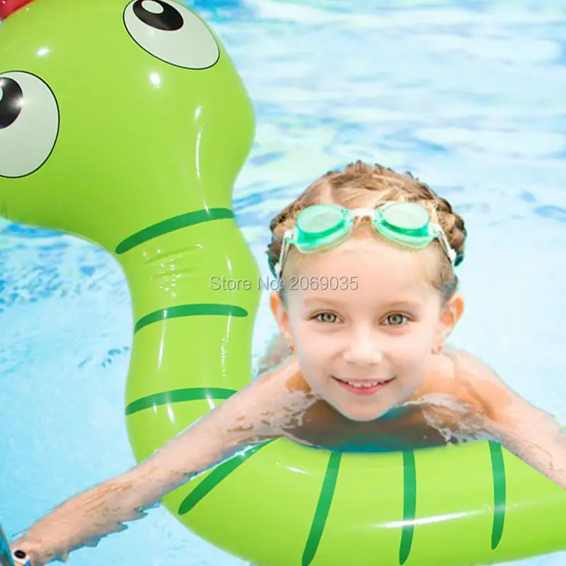 170 см гигантские детские надувные зеленая змея бассейн поплавок детский спасательный круг змей лапши поплавки воды для отдыха и вечеринок