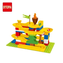 Sytopia Happy Slide Marbles детские безопасные строительные блоки большого размера обучающая игрушка для ребенка подарок Игрушка совместима с Duploe
