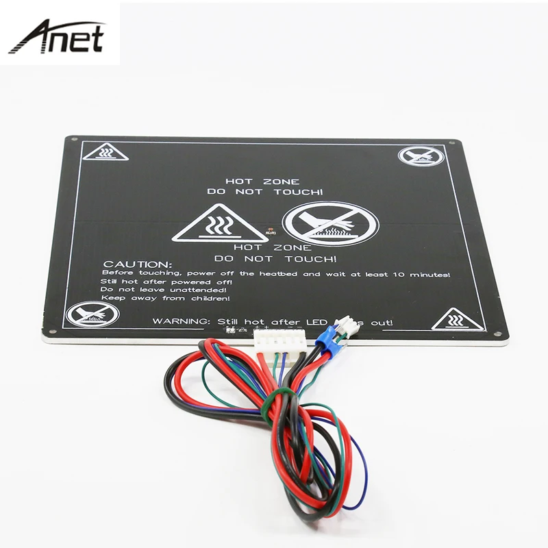 Anet UpgradedAluminum Heatbed 12V Gro e Gr e 220mm 220mm 3mm MK2A 