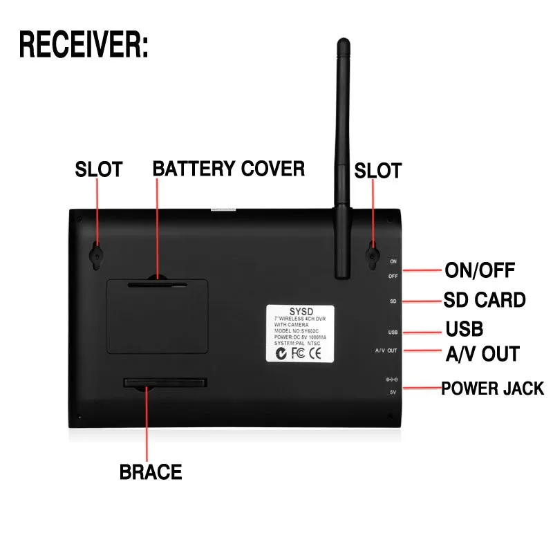 Stardot CCTV Системы 4CH HD Беспроводной NVR kit IP66 Поддержка 32G 1 шт ИК Ночное видение IP камера, Wi-Fi, Камера безопасности Системы наблюдения