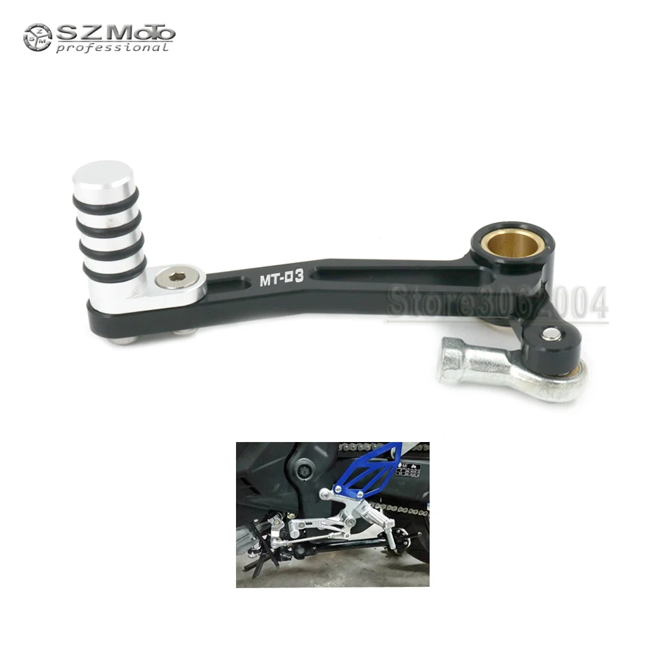 

For YAMAHA MT03 MT-03 MT 03 2015-2016 Adjustable Gear Foot Brake Pedal Lever Motorcycle Accessories With Logo