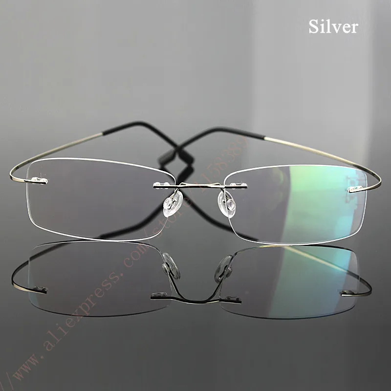 

Excellent Rimelss Memory-Titanium Flexible Eyeglasses Prescription Spectacles Presbyopic Hyperopia Far-sighted Reading Glasses