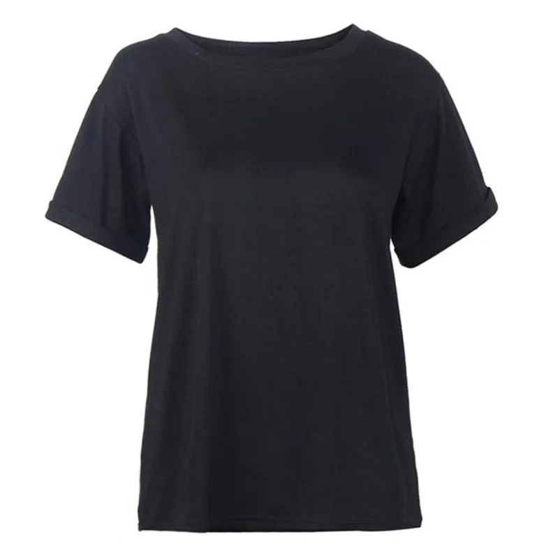 HOT sell Fashion womens tops and blouses summer 2018 Ladies O-Neck Short Sleeve Shirt Sport Shirt Tops Blouse camicette Y18#N  (1)