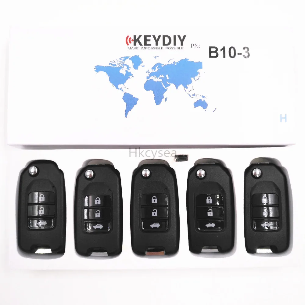 5 шт. B07 5 шт. B10-3 KEYDIY серии B 3 кнопки дистанционного ключа для KD900 KD900+ URG200 KD-X2 Ключевые программист