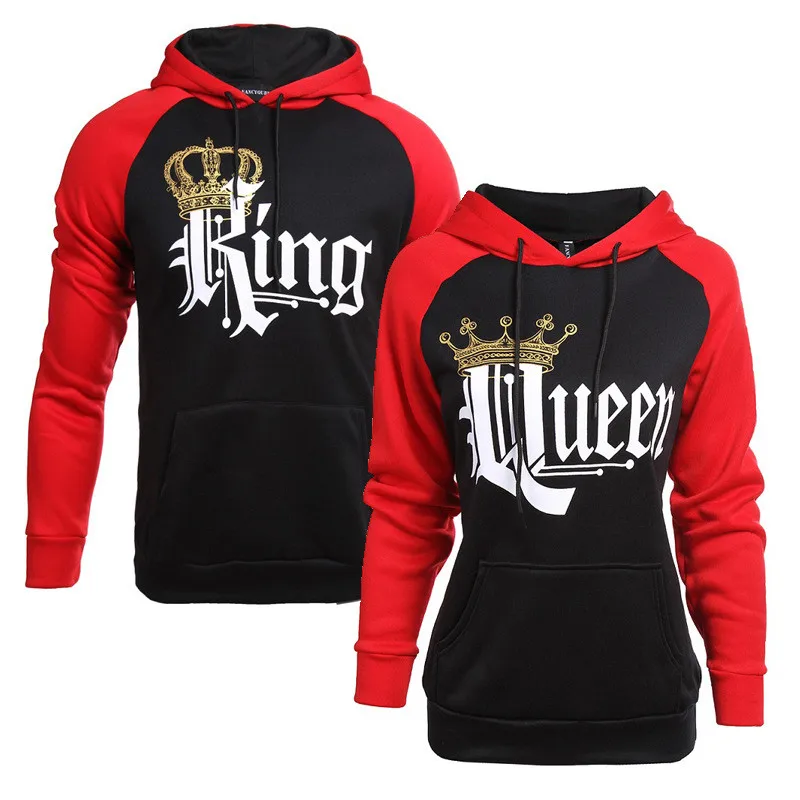 2022 King  Queen  Printed Classic Matching Valentines Couple 