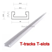 DHL Frete Grátis 50 PÇS/LOTE T-Slot faixas T-slot Mitra Pista Jig Fixação Para Tabela do Router De Banda vi T-faixas