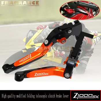 

CNC Folding&Extending Motorcycle Brake Clutch Lever For Kawasaki Z1000 SX Z1000SX Tourer 2017-2018 20 Colors With Logo