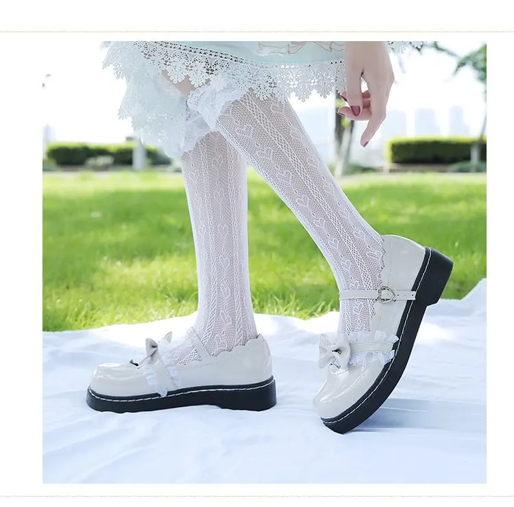 Туфли в стиле «Лолита» в Корейском стиле обувь индивидуальный подход, С симпатичным бантом галстук-бабочка для костюмированной вечеринки Женская обувь в винтажном стиле; ulzzang обувь Zapatilla mujer Лолита спортивная