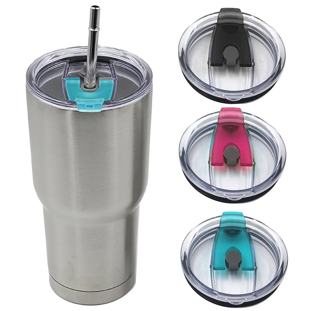 

3pcs Spill Proof Splash Resistant Straw Friendly Replacement Tumbler Lids Covers for Yeti 20oz 20 oz Cups Accessories