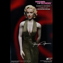 Star Ace Toys SA0016 джентльмен предпочитает блондинок Мэрилин Монро 1/6 фигура Глод платье Ver