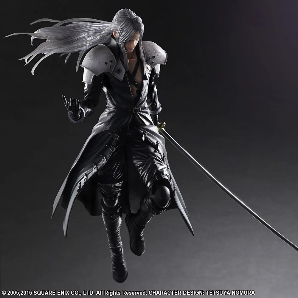 Us 41 49 19 Off Play Arts Kai Final Fantasy Vii 7 Sephiroth Pvc Action Figure Collectible Model Toy 27cm Action Amp Toy Figures Aliexpress