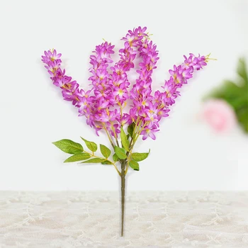 

Wedding Decorations Hanging Artificial Flowers Rattan Lilac Fake Flowers