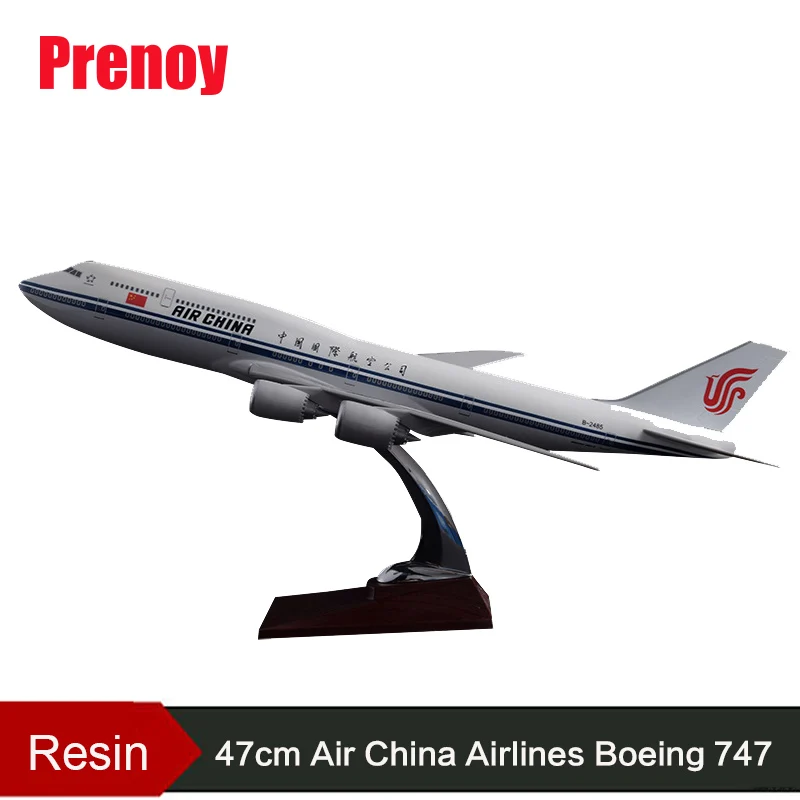 

47cm Boeing 747-800 Resin Aircraft Model Air China Airlines Airplane Model B747-800 Airways Air China Airbus Aviation Model Toys