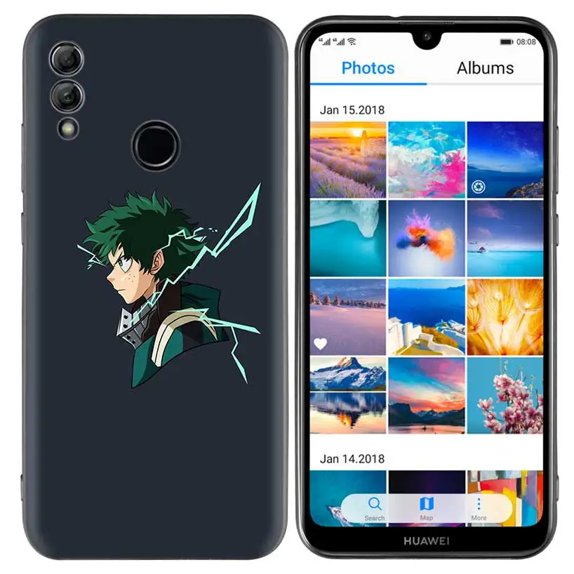 My Hero Academia Boku Anime Silicone Phone Case For Honor 8X 8C 8A 8S 10 10I Lite Play V20 Y9 Y7 Y6 Y5 Prime 2018 2019 8