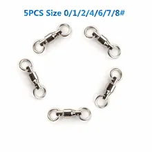 New 5Pcs set Size 0 1 2 4 6 7 8 Ball Bearing Stainless Steel font