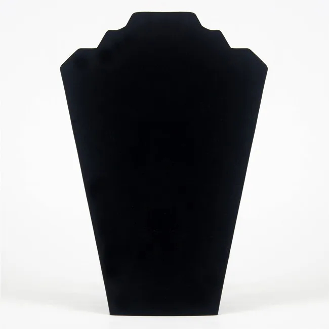 Tonvic оптом 4 стойка-витрина для ожерелий держатель доска вешалка для украшений, дополнительно черный бархат/красного цвета для 2 предмета 30 см(высота