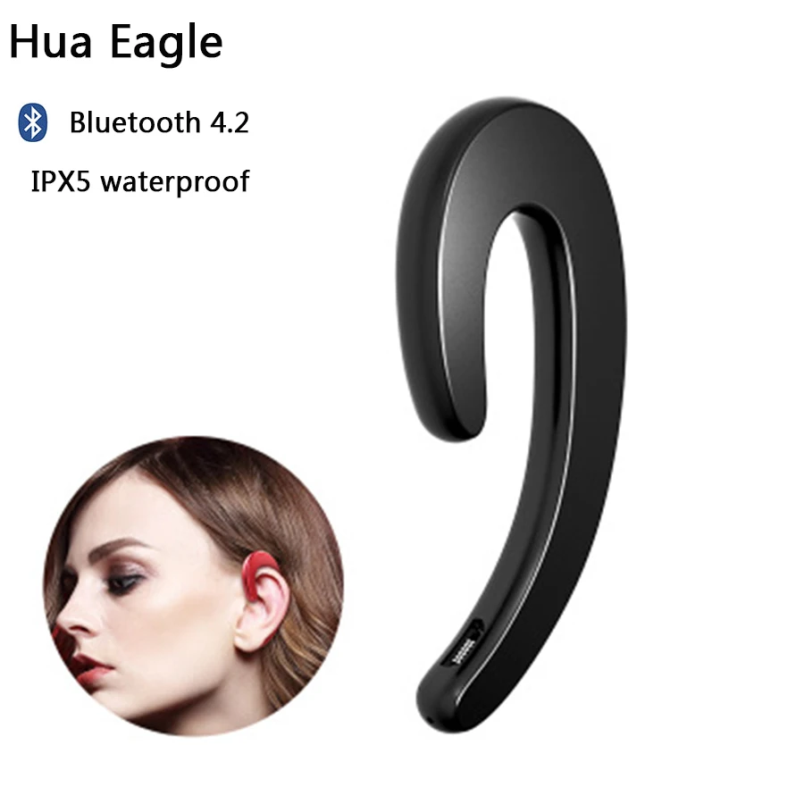 

Hua Eagle High Quality Bone Conduction Headsets Wireless Bluetooth earphone music sport Waterproof bluetooth wireless earphones