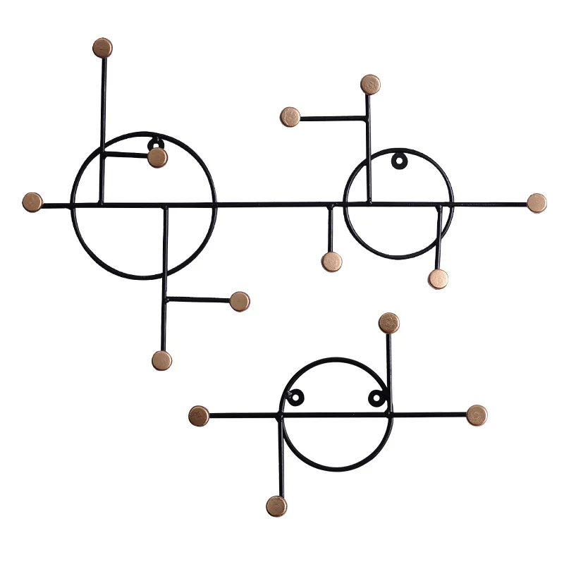 

European Minimalism Wall Key Holder Wall Hook Creative Multi-Functional Hoom Decoration Accessories Coat Hook Rack