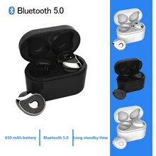 Мини, стерео Ультра маленький беспроводной Bluetooth 5,0 спортивные водостойкие бас наушники стерео автомобильный вызов шумоподавление Bluetooth