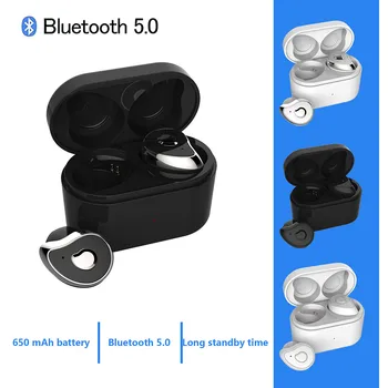 

Mini Binaural Ultra Small Wireless Bluetooth 5.0 Sports Waterproof Bass Headphones Stereo Car Call Noise Reduction Bluetooth new