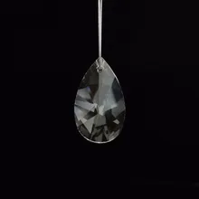 50 шт. 38 мм Висячие капли кристалл барокко светильники в форме шара Люстра Подвеска-капелька бисерный орнамент Свадебный декор