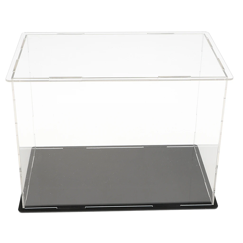 

2pcs Clear Acrylic Display Case Dustproof Box for Figure Doll Statues Model