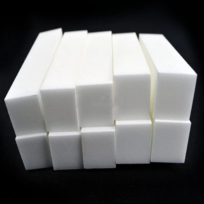 Губка шлифовальная для ногтей. Blocks files. Баф мини 50 шт. Эльбуфер фиолетовый. Мини бафики 50 шт.