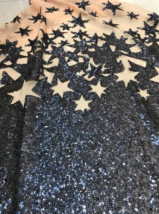 

on sale JIANXI.C-6623 African tulle mesh lace fabric African embroidery french lace fabric with sequins