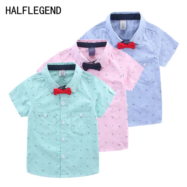 2018 Niños camisa niños ropa Niños niños de manga corta