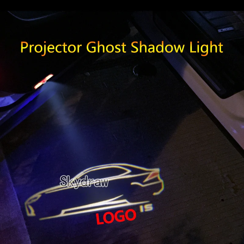 

2 Piece For LEXUS IS 250 300 350 F (2007-2019 Year) Car LED Door Warning Light Projector Ghost Shadow Light Welcome Light