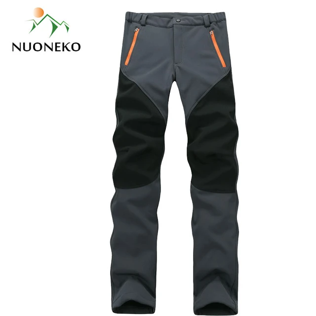 Pantalones de senderismo para hombre, resistentes a los arañazos,  impermeables, de secado rápido, rodillas al aire libre, pantalones de  chándal