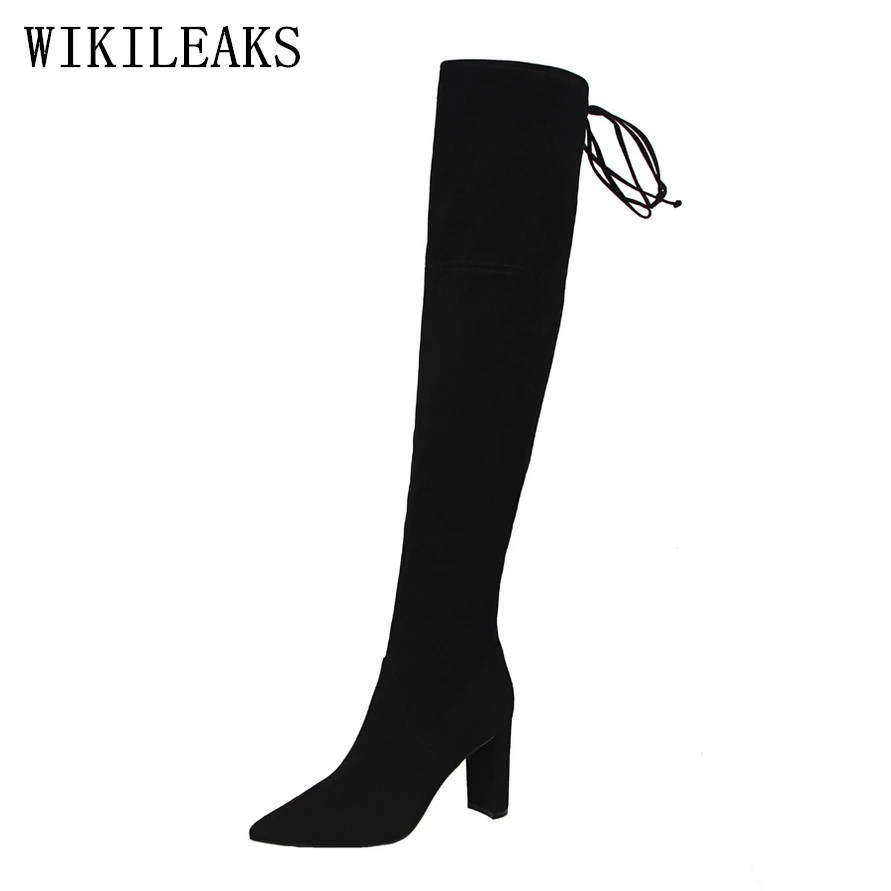 

autumn winter boots women shoes woman boots botas feminina over the knee boots thigh high boots designer luxury brand high shoes