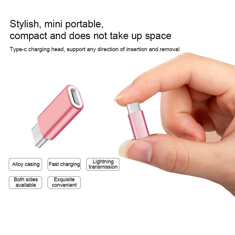 2 шт./лот Micro USB Женский к Type C Мужской адаптер для Letv Xiaomi Mi 5X Oneplus Samsung S8
