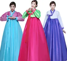New Design Women Elegant Korean Hanbok Traditional Costume Minority Dance Performance Clothing Female Hanbok Court Pincess Dress
