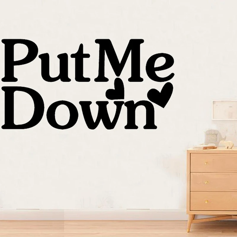 PUT ME DOWN наклейка для сиденья унитаза наклейка светящаяся наклейка s Декоративные сиденья на унитаз крышка наклейка наклейки для ванной в продаже